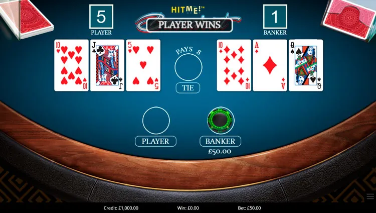 HitMe! Baccarat от Eyecon
