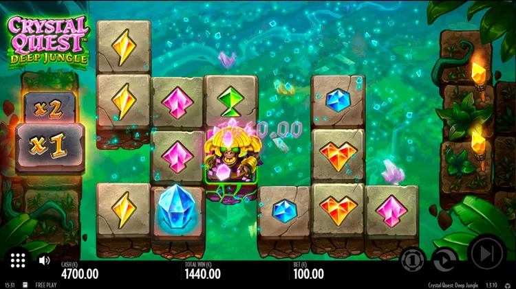 ΠΡΠΈΠ³ΡΡΡ Π² Π°Π²ΡΠΎΠΌΠ°ΡΠ΅ Crystal Quest: Deep Jungle