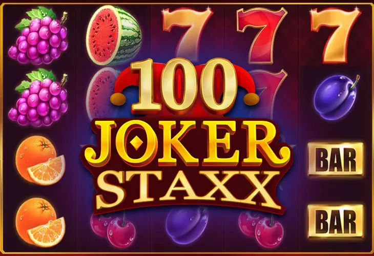 Игровой автомат 100 Joker Staxx от Playson