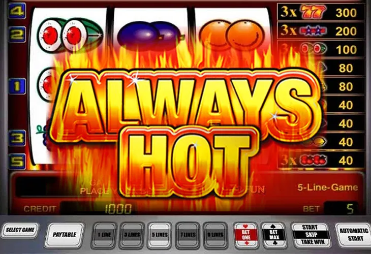 Игровой автомат Always Hot от NOVOMATIC