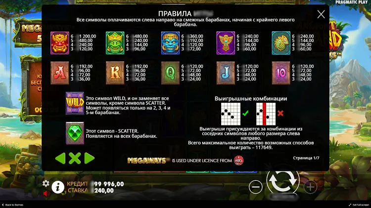 Игровые символы автомата