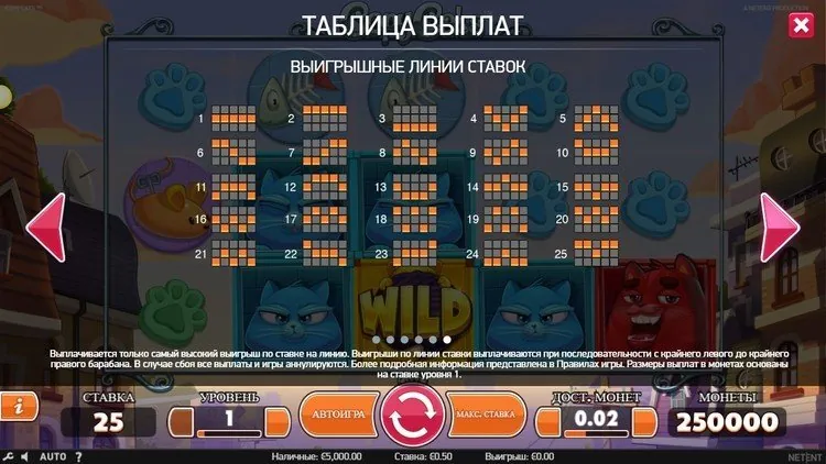 Линии ставок