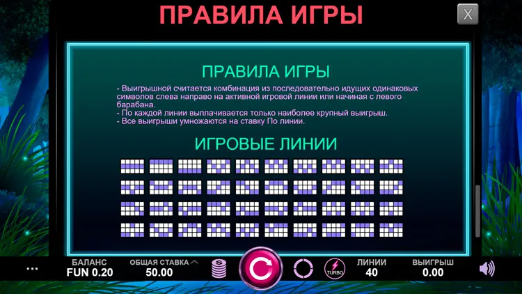 Линии ставок