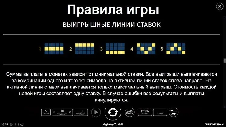 Линии ставок
