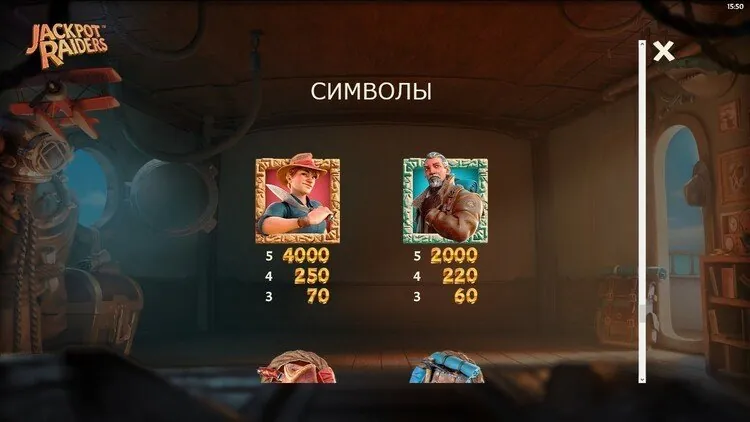 Таблица выплат