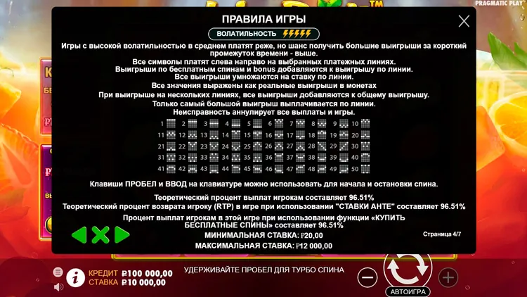 Линии ставок