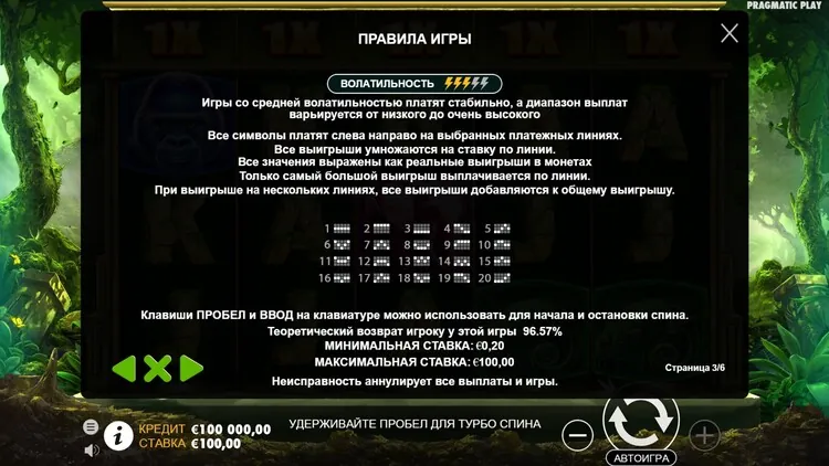 Линии ставок