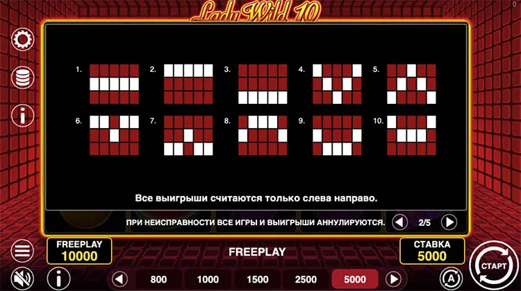 Линии выплат