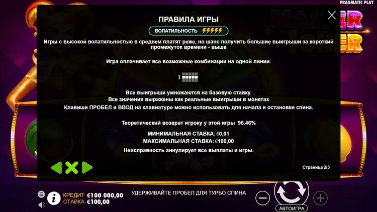 Линии ставок