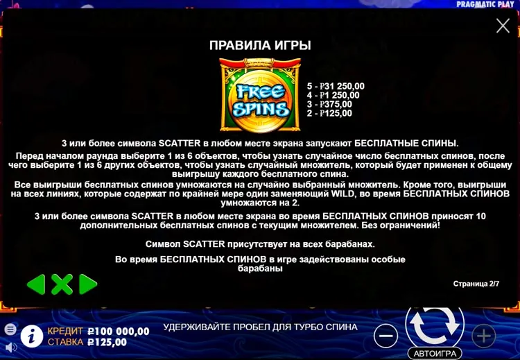 Бесплатные вращения