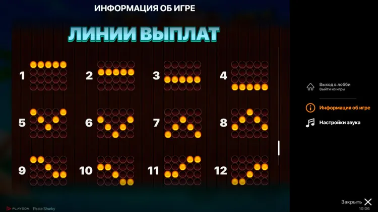 Линии выплат