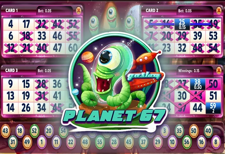 Бинго Planet 67 от Red Rake
