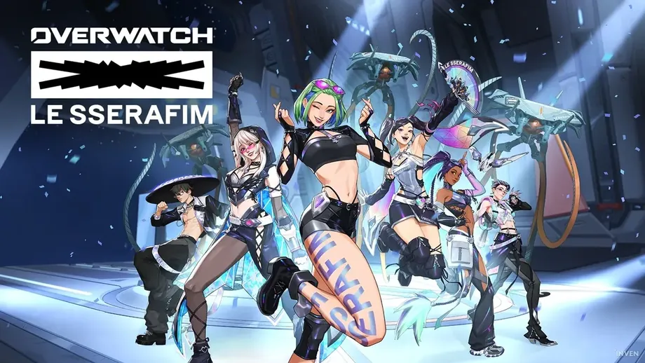 Overwatch и LE SSERAFIM: третья волна коллаборации добавит скины для шести героев