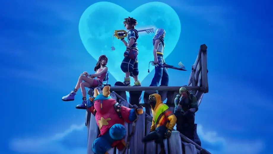 Kingdom Hearts официально в Fortnite: Сора, Рику, Кайри и Роксас